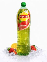 Lipton Ledový čaj zelený s příchutí jahod 1,5l